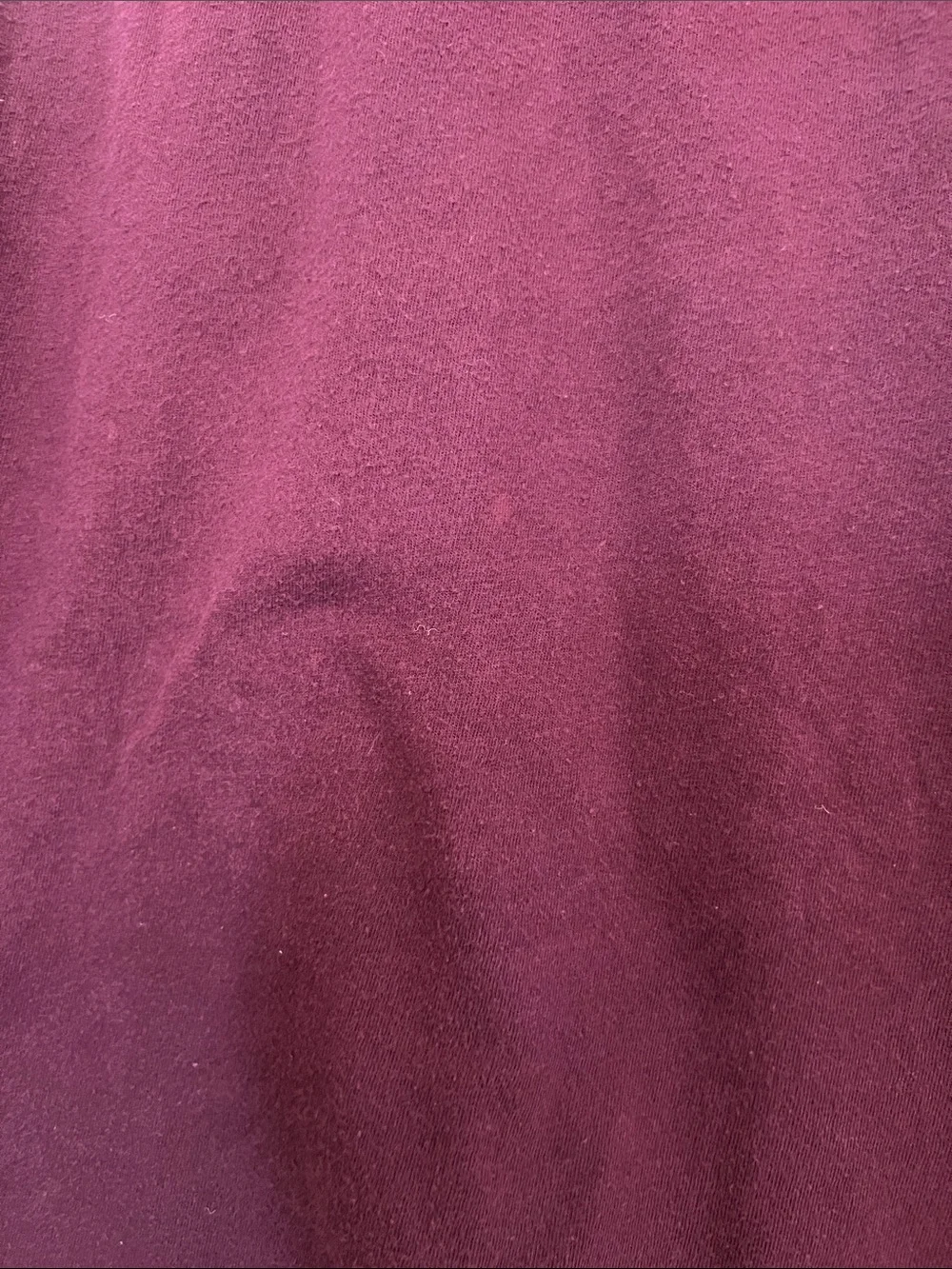 Nike Women's Burgundy Short Sleeve Tee with White Logo